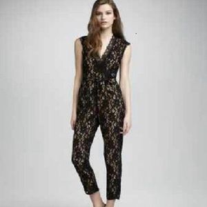 Alice by Temperley black lace jumpsuit